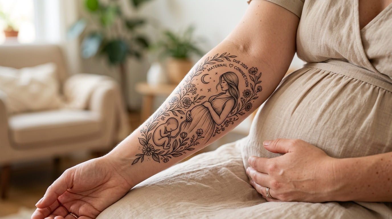 Tattoo in der Schwangerschaft und Stillzeit: Warum wir im Studio meist abraten