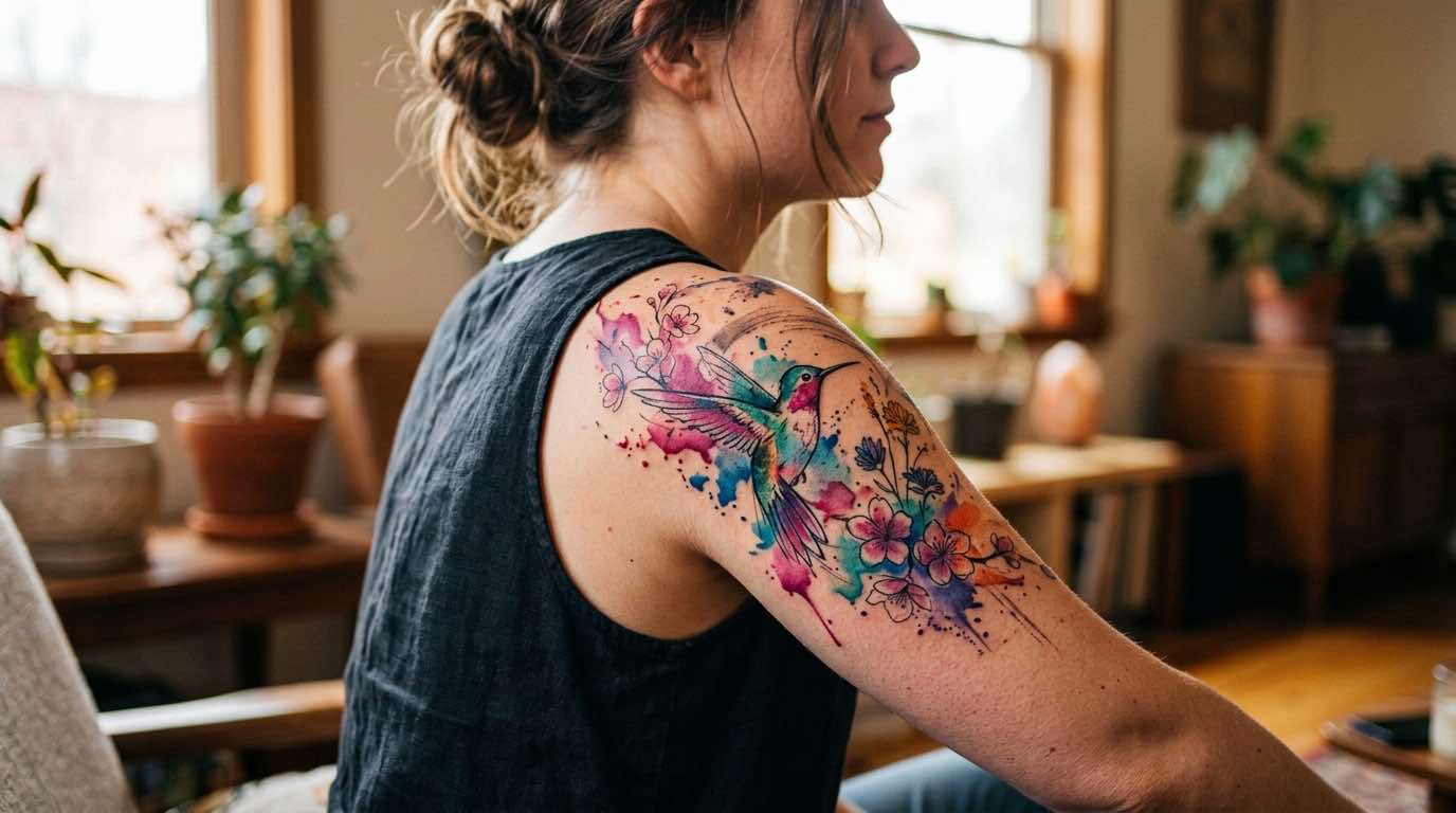 Watercolor Tattoo Berlin: Technik, Haltbarkeit & Pflege