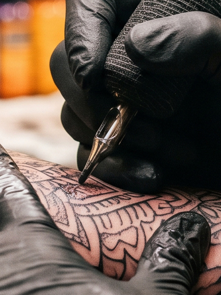 Tattoo Session bei Tiba Tattoo Berlin