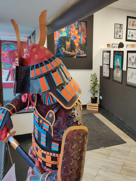 Innenraum von Tiba Tattoo Berlin in Charlottenburg